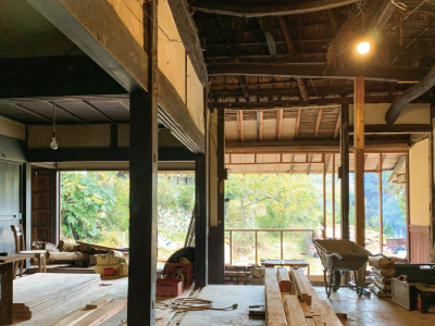 古民家リノベーションの施工イメージ