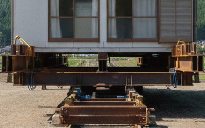 曳家(ひきや)工事の施工イメージ