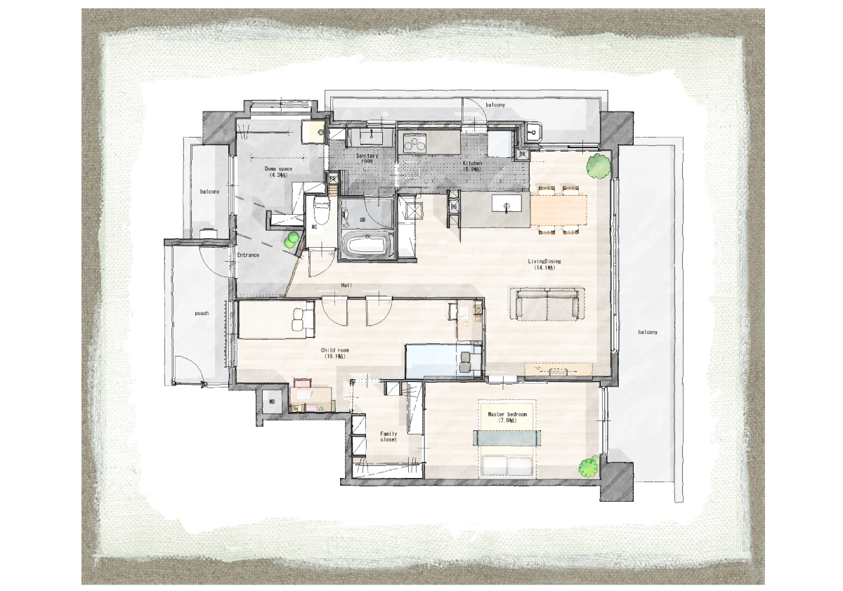 モデルハウス内観